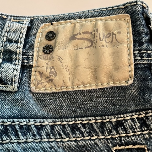 Silver Jeans Gordie Straight Leg Relaxed Size 34 - Picture 12 of 16